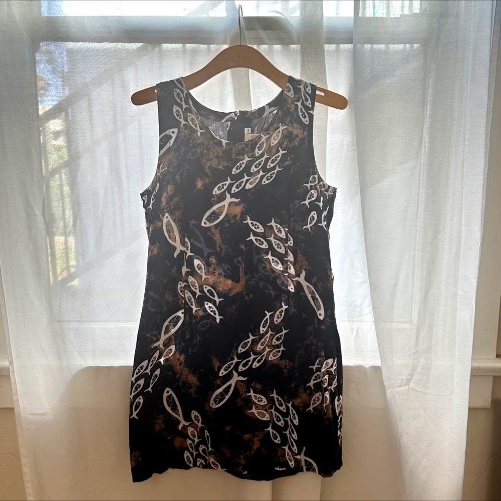 VINTAGE 90’S HAWAIIAN beachy cover-up and mini dress